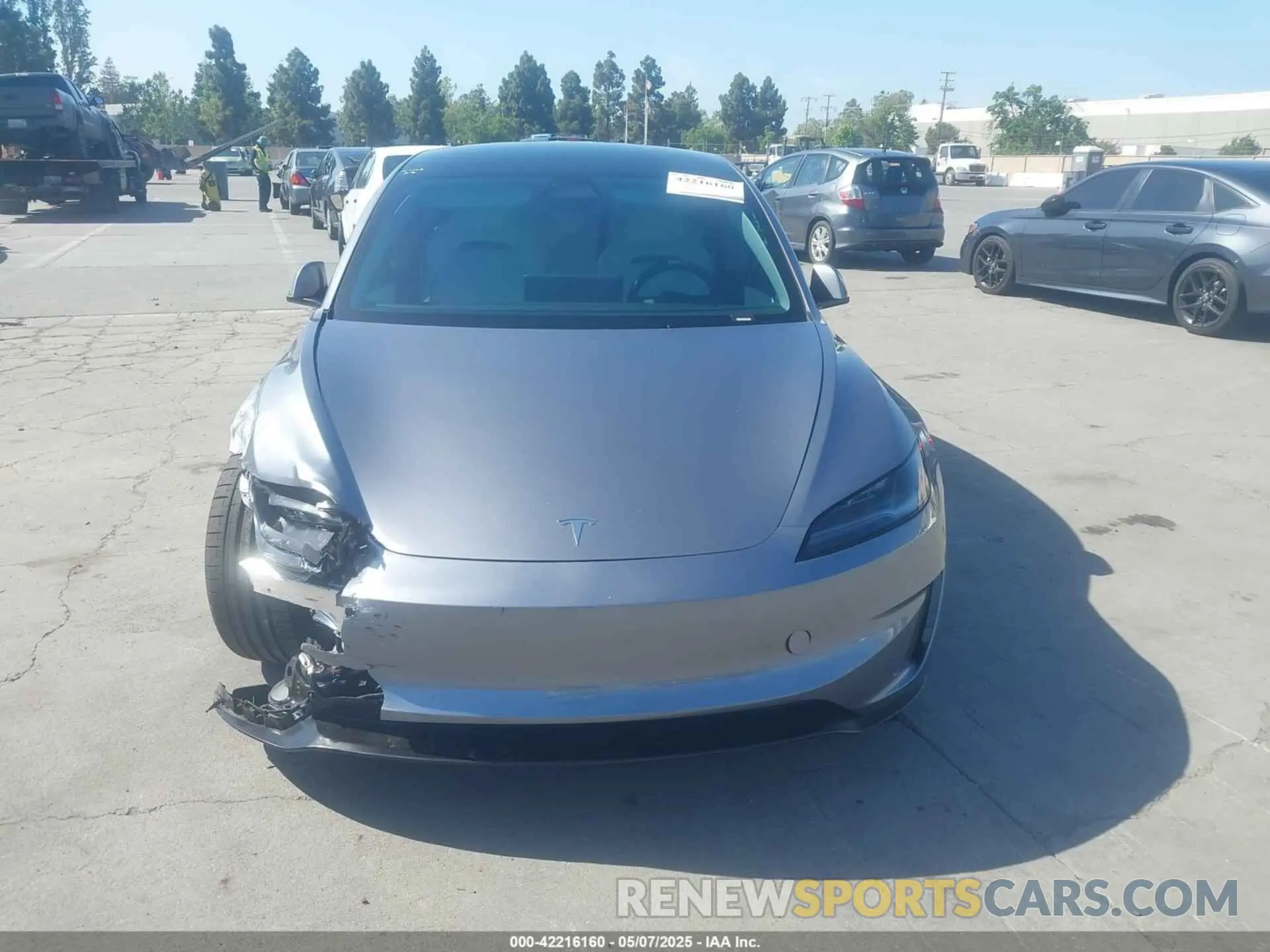11 Photograph of a damaged car 5YJ3E1ETXSF941483 TESLA MODEL 3 2025