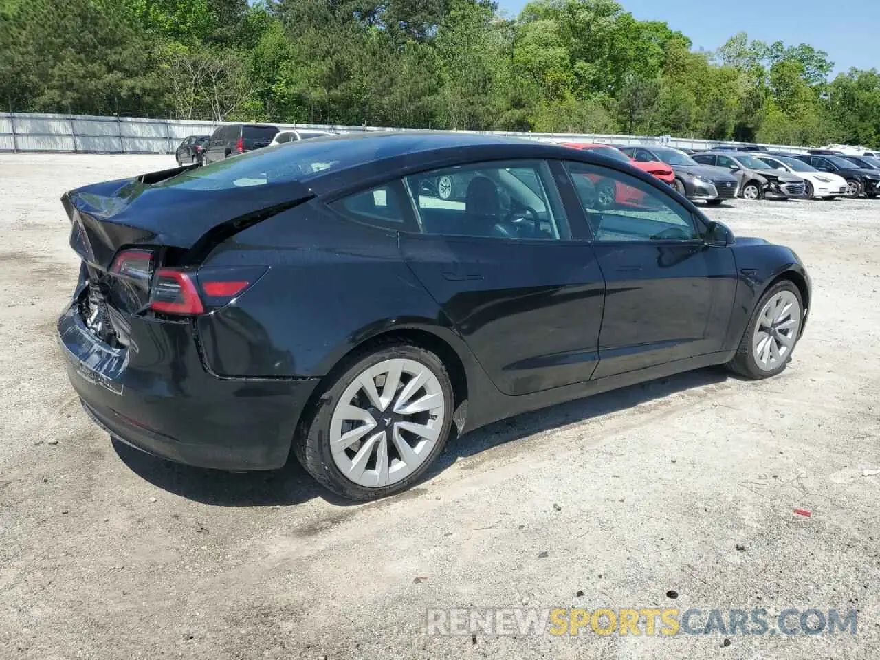 3 Photograph of a damaged car 5YJ3E1EA6NF370920 TESLA MODEL 3 AW 2022