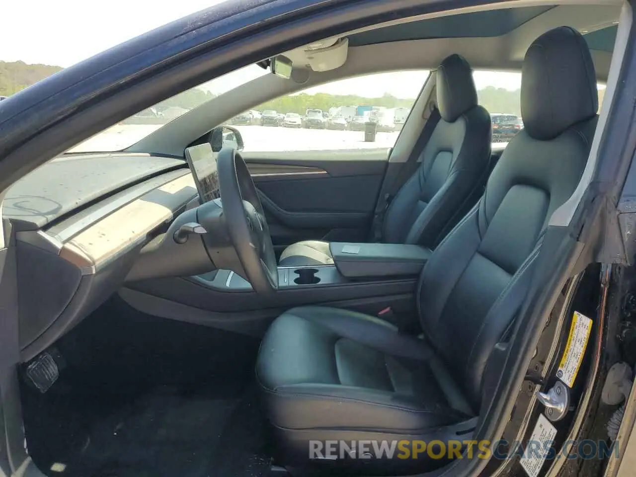 7 Photograph of a damaged car 5YJ3E1EA6NF370920 TESLA MODEL 3 AW 2022