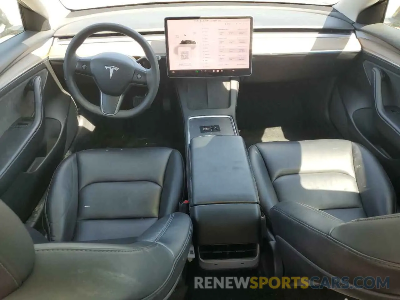 8 Photograph of a damaged car 5YJ3E1EA6NF370920 TESLA MODEL 3 AW 2022