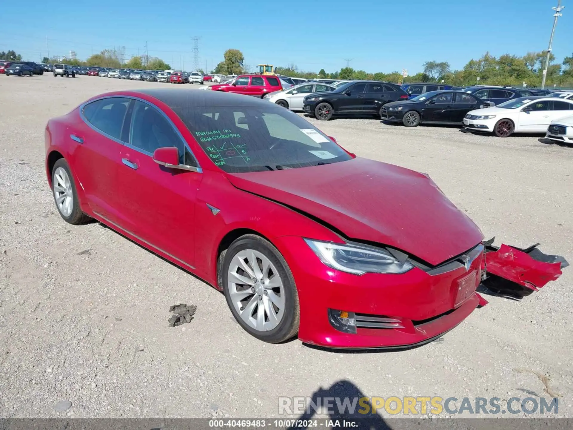 1 Photograph of a damaged car 5YJSA1E22KF312024 TESLA MODEL S 2019