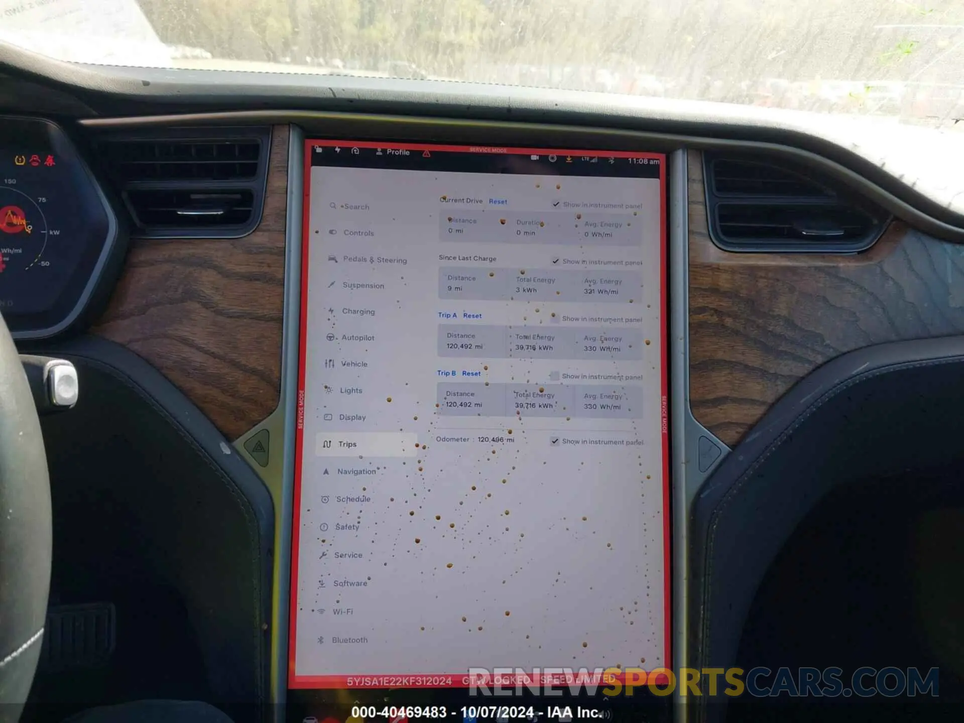 7 Photograph of a damaged car 5YJSA1E22KF312024 TESLA MODEL S 2019