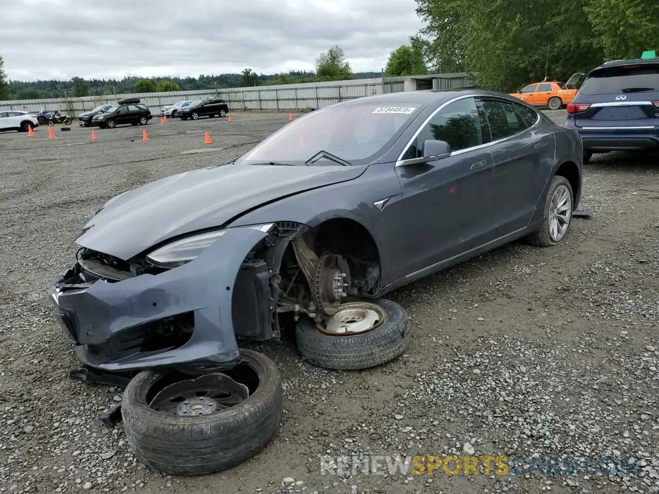 1 Photograph of a damaged car 5YJSA1E23KF312145 TESLA MODEL S 2019