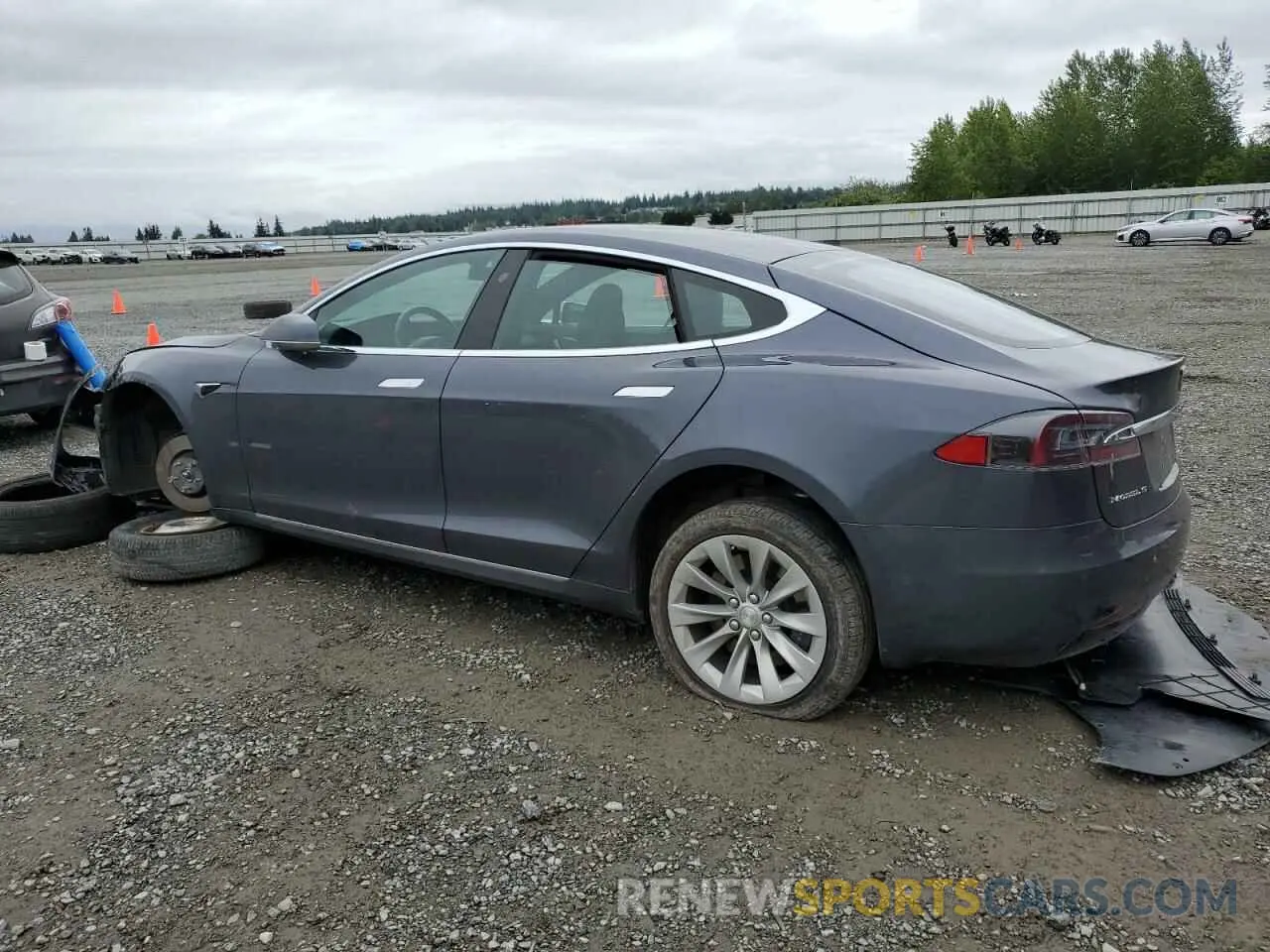 2 Photograph of a damaged car 5YJSA1E23KF312145 TESLA MODEL S 2019