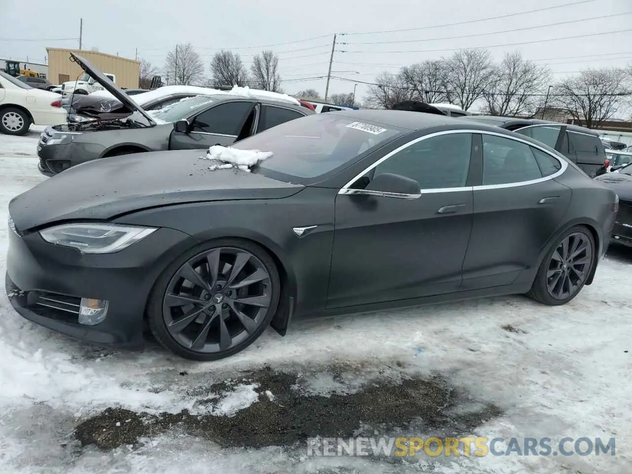 1 Photograph of a damaged car 5YJSA1E24KF338656 TESLA MODEL S 2019