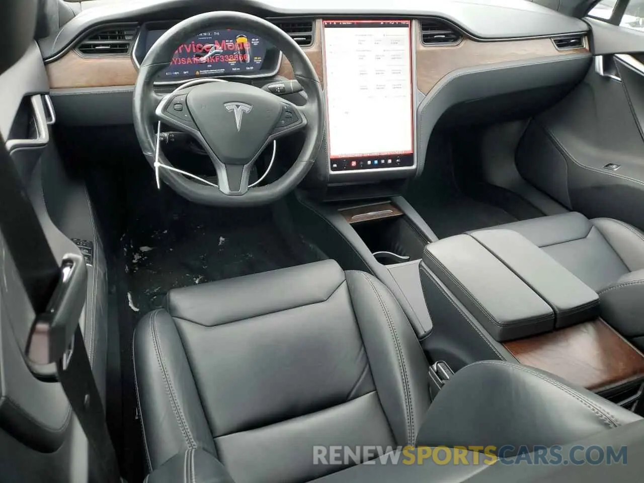 8 Photograph of a damaged car 5YJSA1E24KF338656 TESLA MODEL S 2019