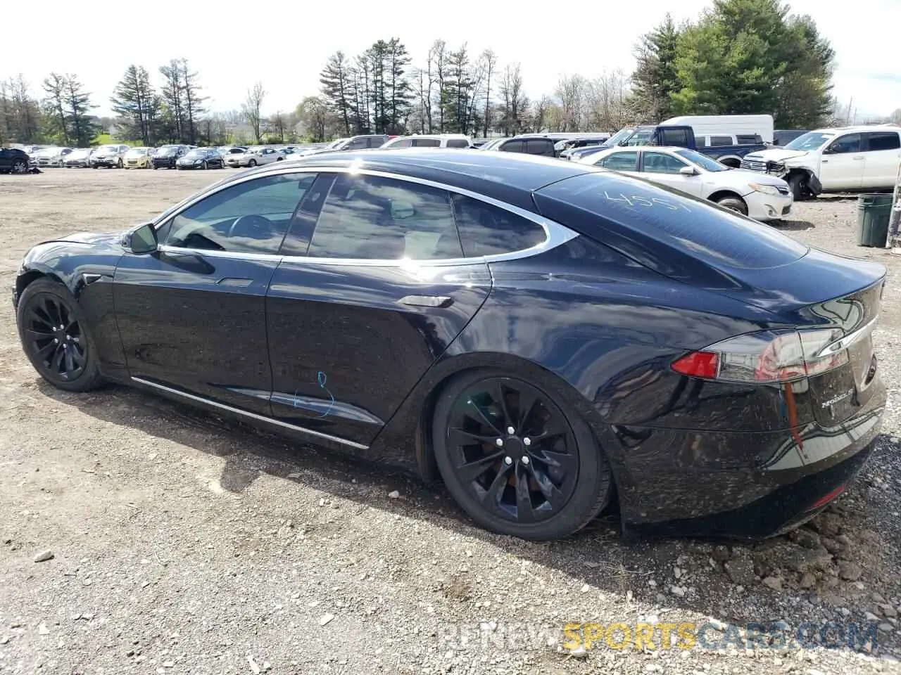 2 Photograph of a damaged car 5YJSA1E26KF308042 TESLA MODEL S 2019
