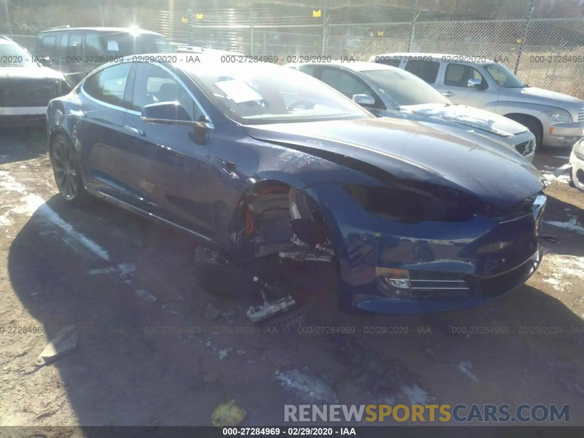 1 Photograph of a damaged car 5YJSA1E26KF339520 TESLA MODEL S 2019