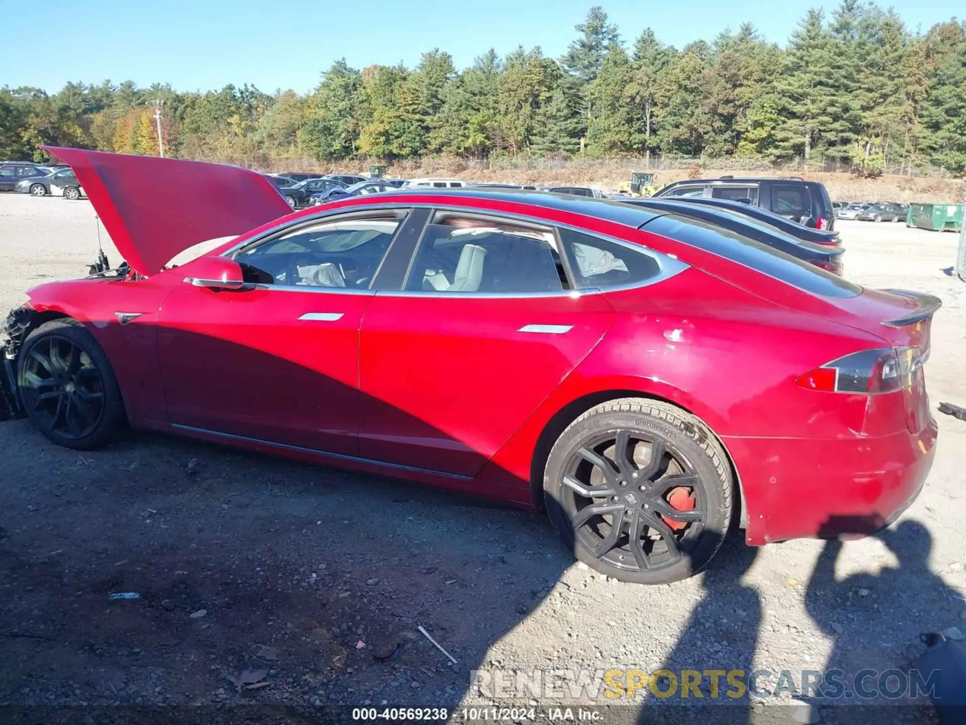 15 Photograph of a damaged car 5YJSA1E27KF344841 TESLA MODEL S 2019
