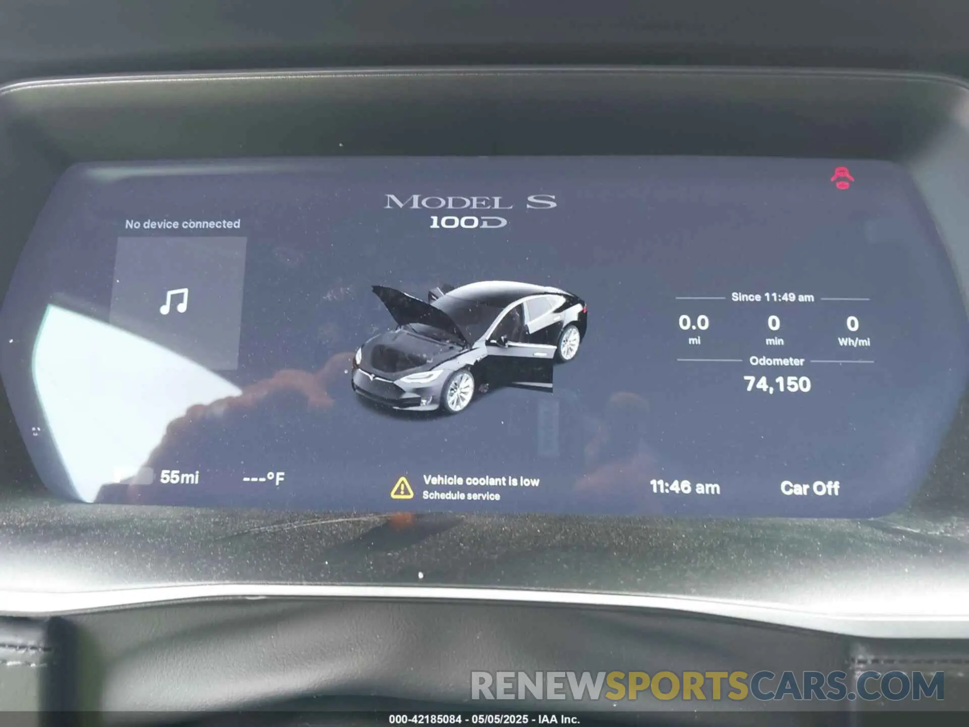 7 Photograph of a damaged car 5YJSA1E28KF304316 TESLA MODEL S 2019
