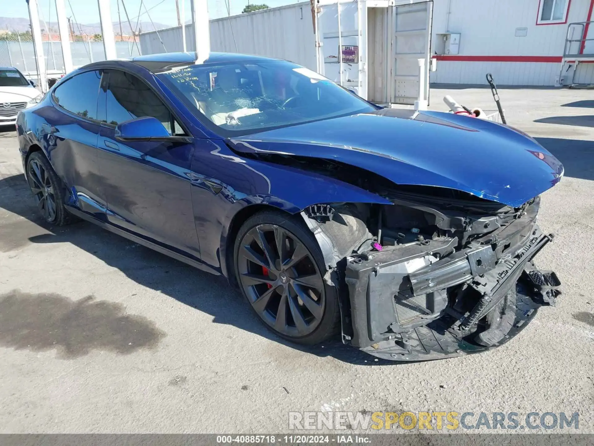 1 Photograph of a damaged car 5YJSA1E28KF335016 TESLA MODEL S 2019