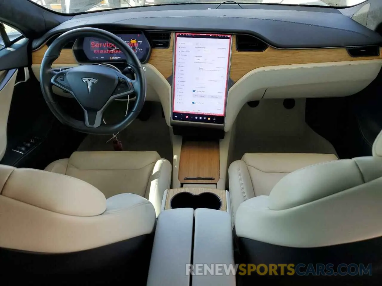 8 Photograph of a damaged car 5YJSA1E28KF342712 TESLA MODEL S 2019