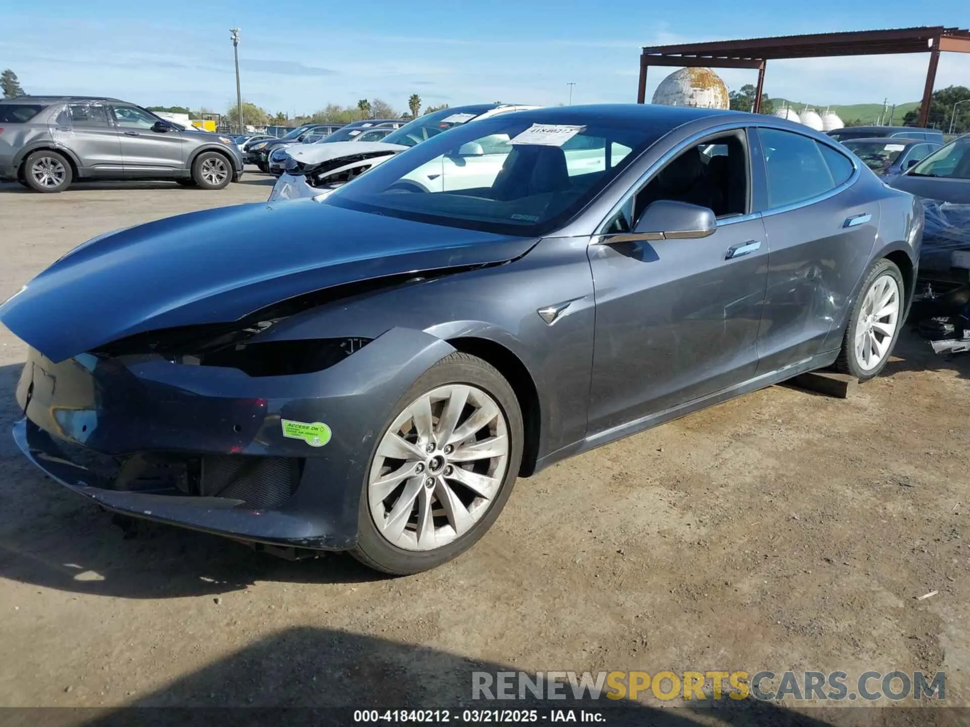 2 Photograph of a damaged car 5YJSA1E29KF348051 TESLA MODEL S 2019
