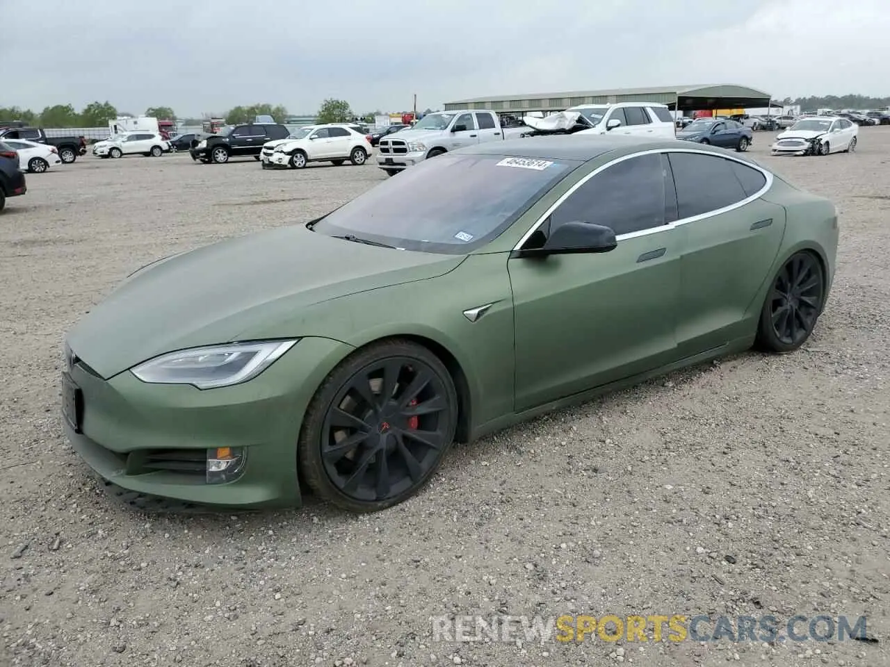 1 Photograph of a damaged car 5YJSA1E41KF306376 TESLA MODEL S 2019