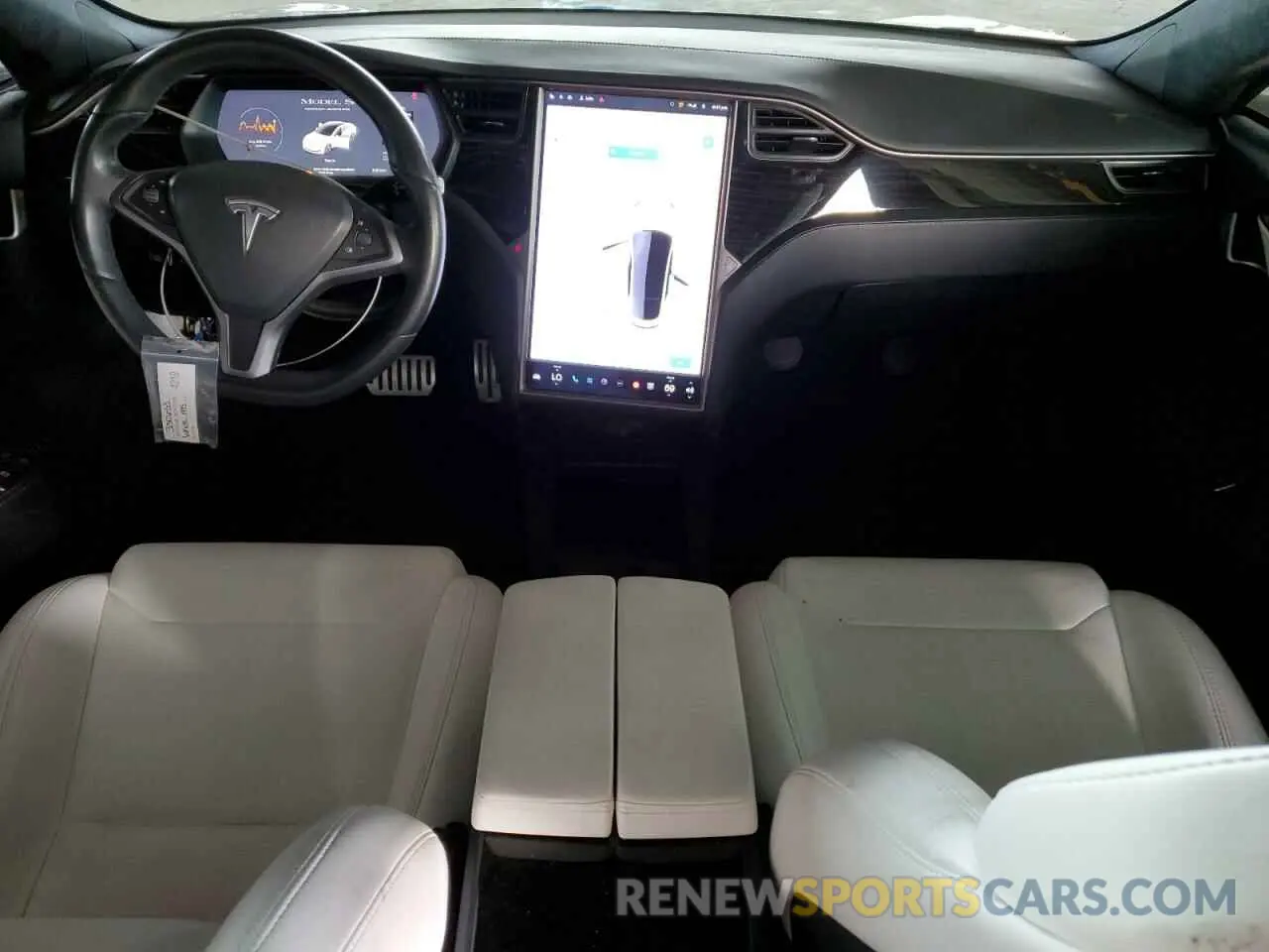 8 Photograph of a damaged car 5YJSA1E45KF330633 TESLA MODEL S 2019