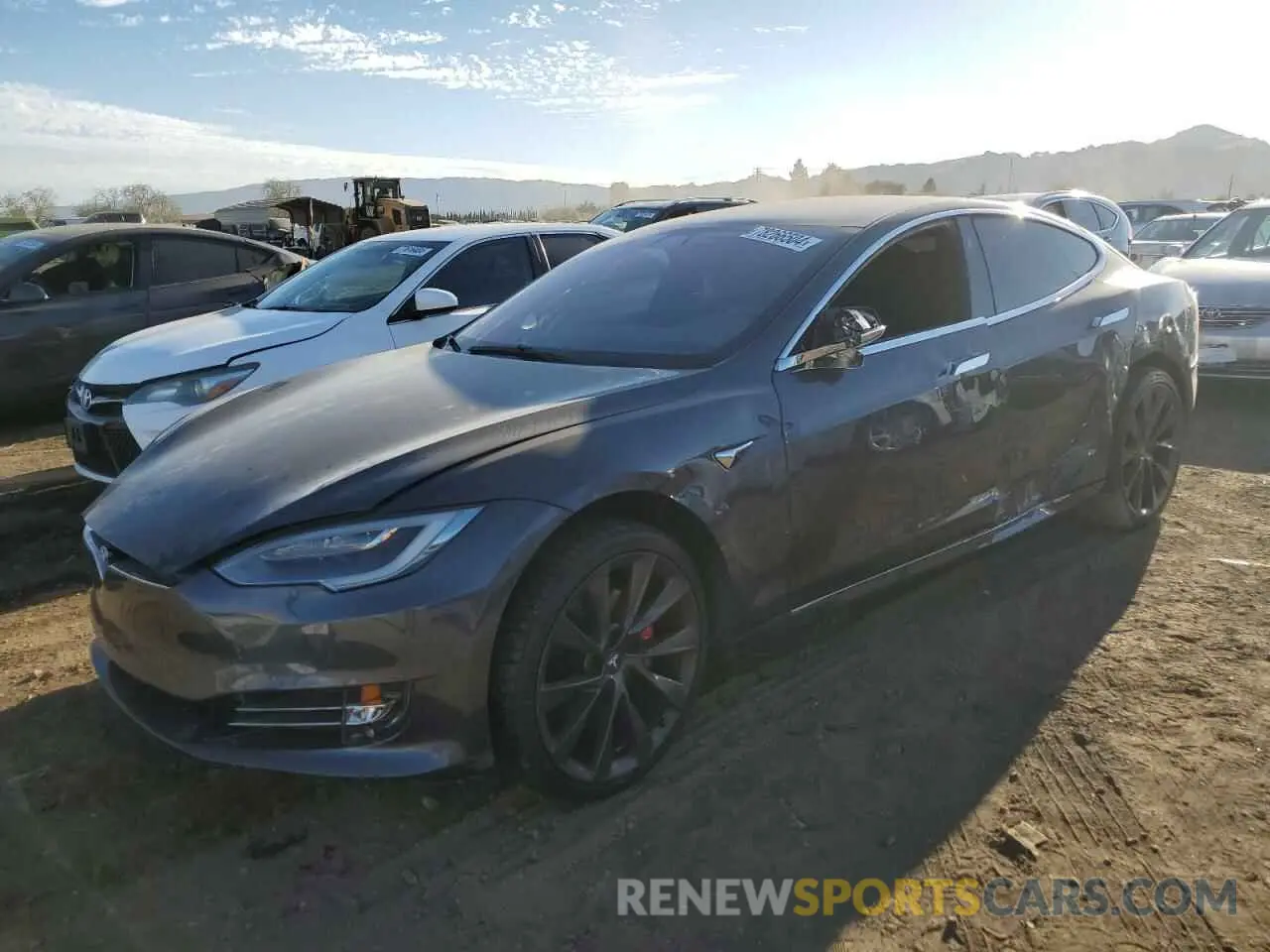 1 Photograph of a damaged car 5YJSA1E49KF313589 TESLA MODEL S 2019