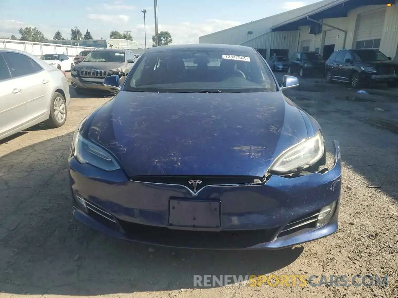5 Photograph of a damaged car 5YJSA1E20LF361496 TESLA MODEL S 2020