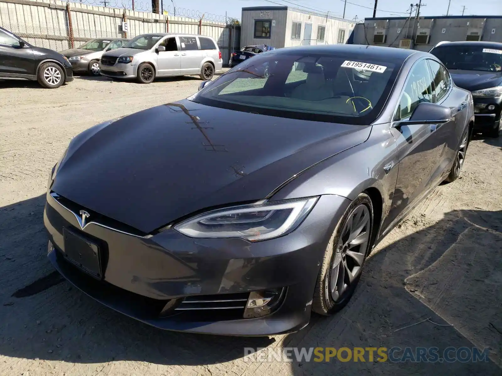 2 Photograph of a damaged car 5YJSA1E20LF361790 TESLA MODEL S 2020