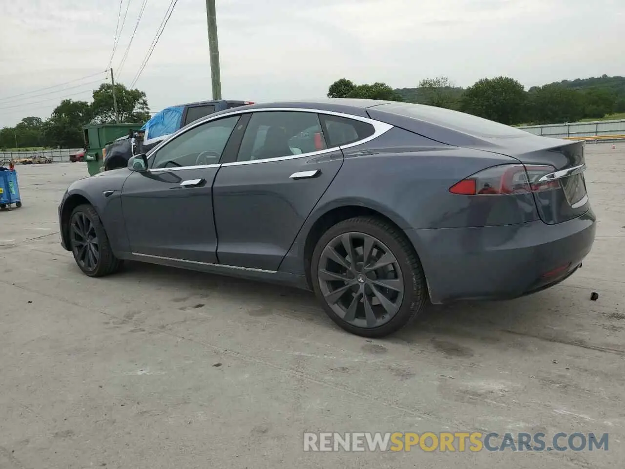 2 Photograph of a damaged car 5YJSA1E22LF351472 TESLA MODEL S 2020