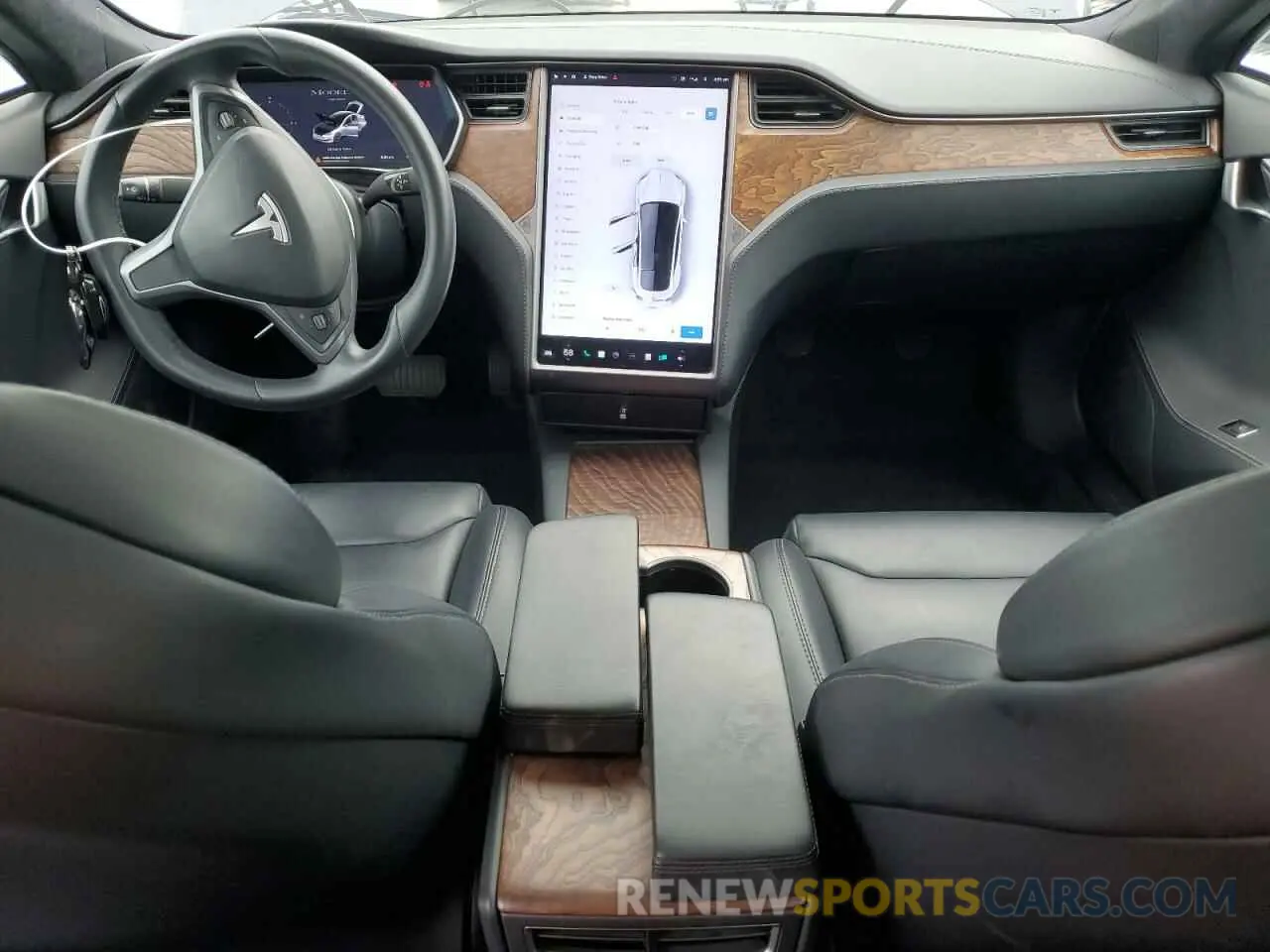 8 Photograph of a damaged car 5YJSA1E22LF351472 TESLA MODEL S 2020