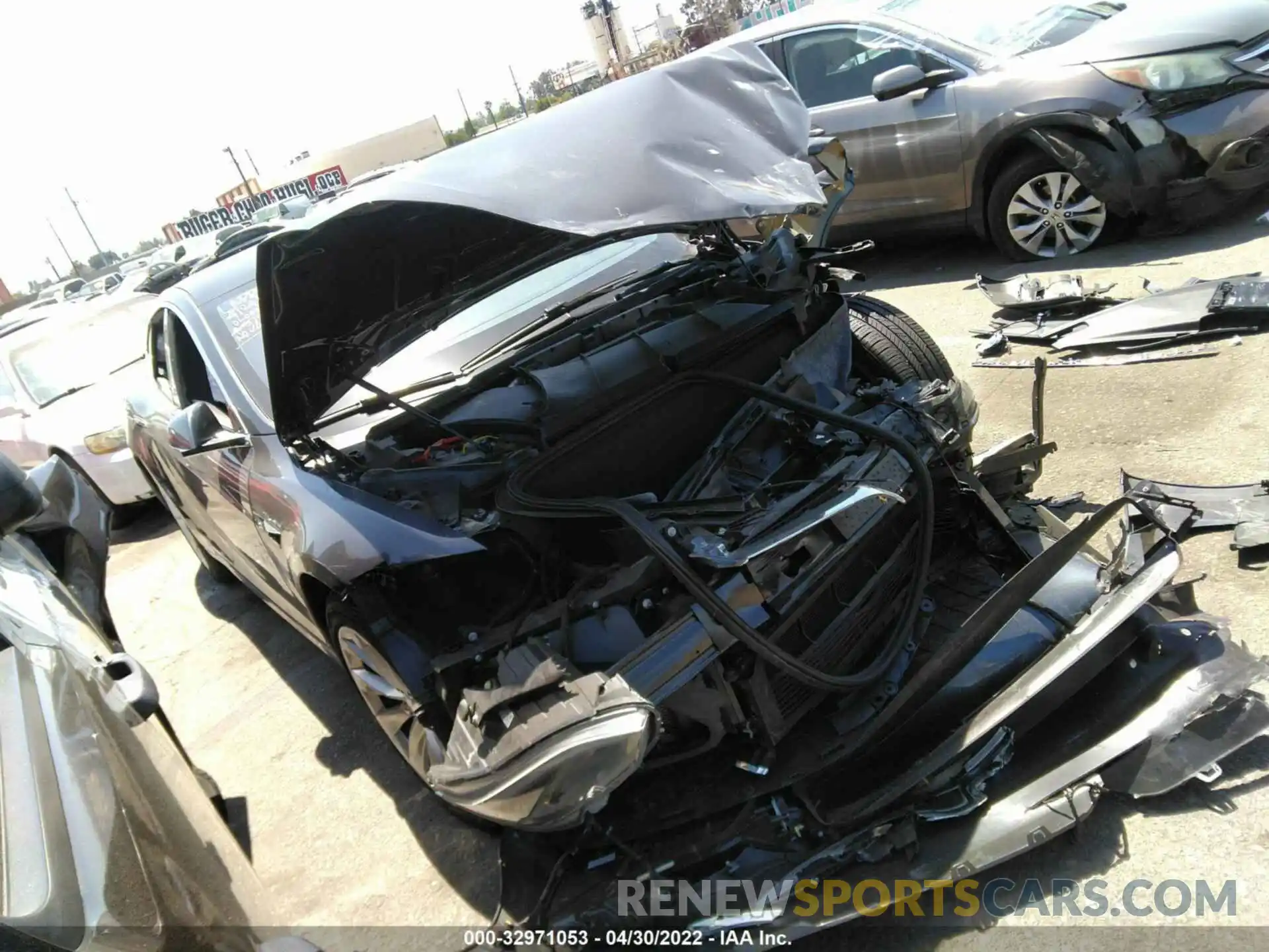 1 Photograph of a damaged car 5YJSA1E22LF360480 TESLA MODEL S 2020