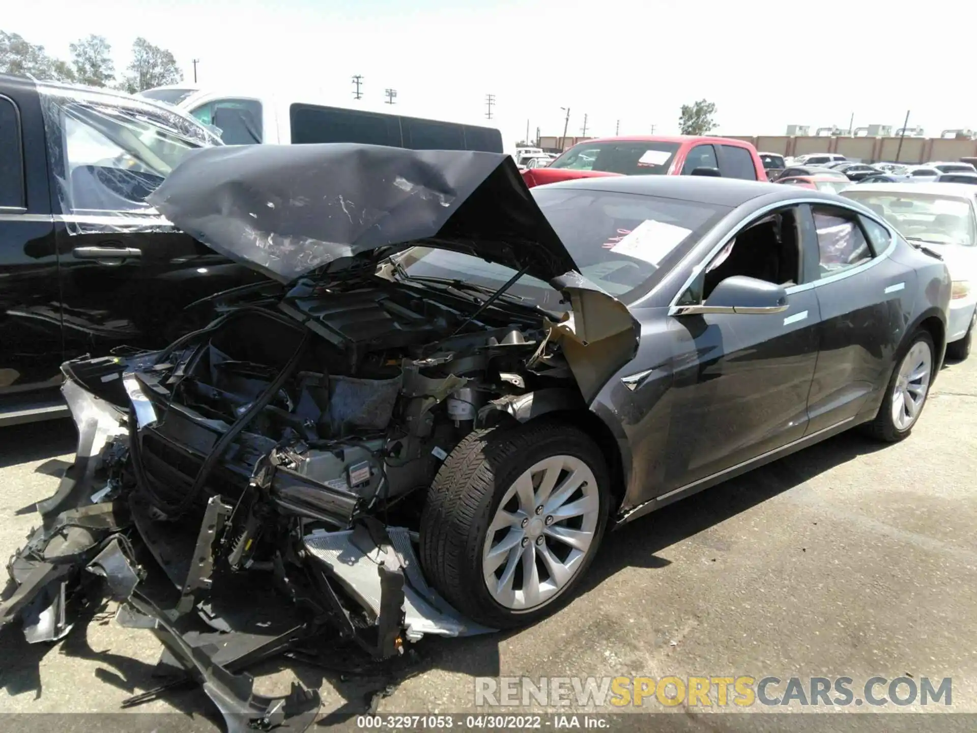 2 Photograph of a damaged car 5YJSA1E22LF360480 TESLA MODEL S 2020