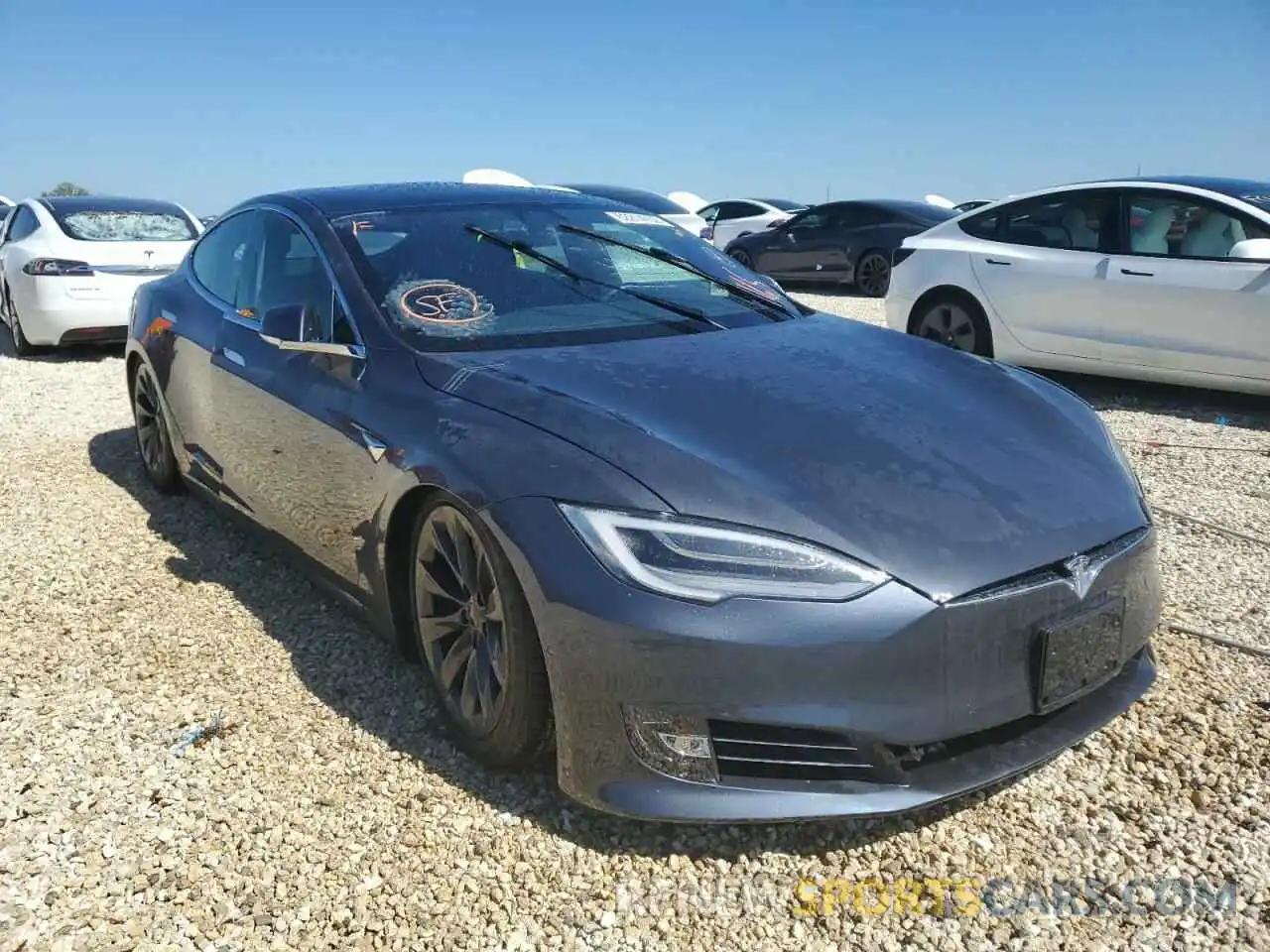 1 Photograph of a damaged car 5YJSA1E22LF366229 TESLA MODEL S 2020