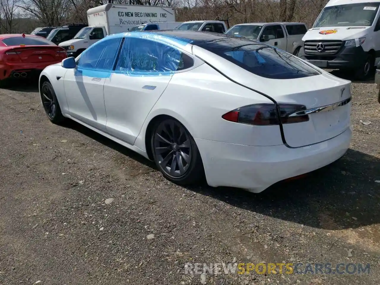 3 Photograph of a damaged car 5YJSA1E22LF369096 TESLA MODEL S 2020