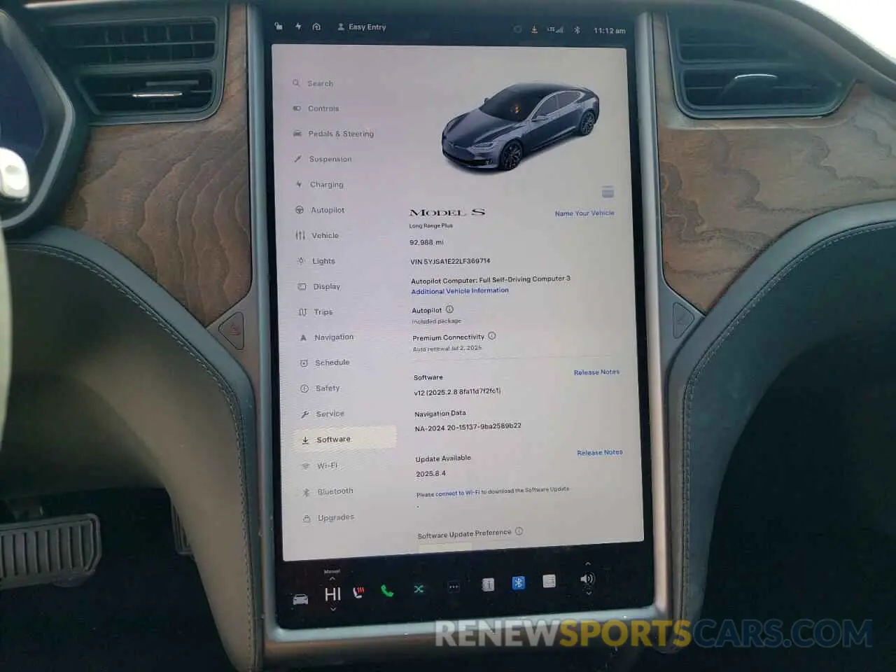 9 Photograph of a damaged car 5YJSA1E22LF369714 TESLA MODEL S 2020