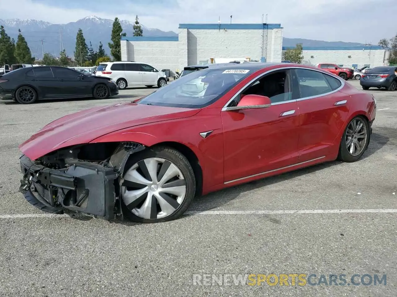 1 Photograph of a damaged car 5YJSA1E22LF401139 TESLA MODEL S 2020