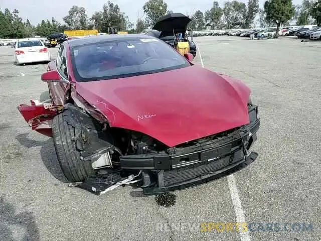 11 Photograph of a damaged car 5YJSA1E22LF401139 TESLA MODEL S 2020