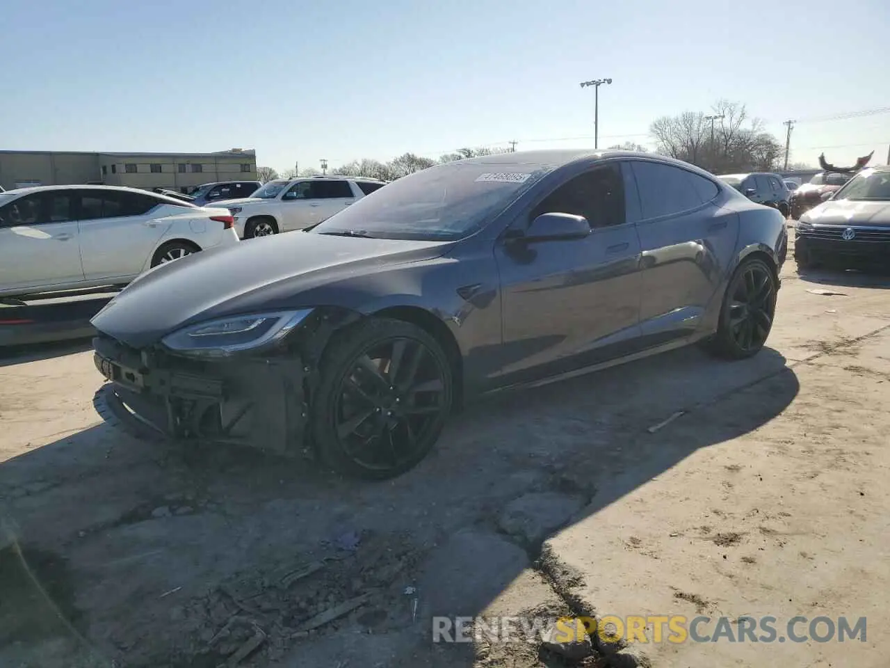 1 Photograph of a damaged car 5YJSA1E23LF366076 TESLA MODEL S 2020