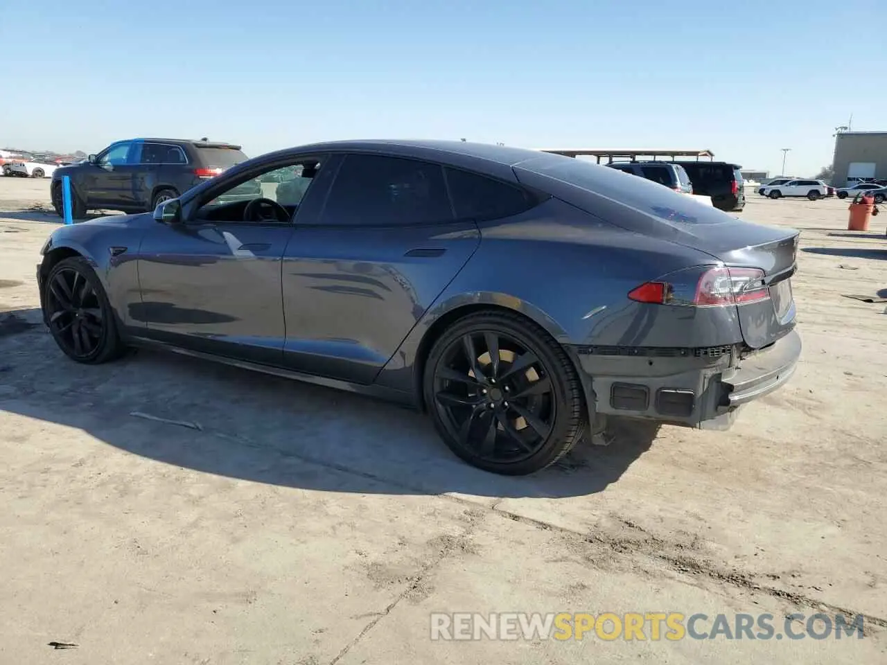 2 Photograph of a damaged car 5YJSA1E23LF366076 TESLA MODEL S 2020