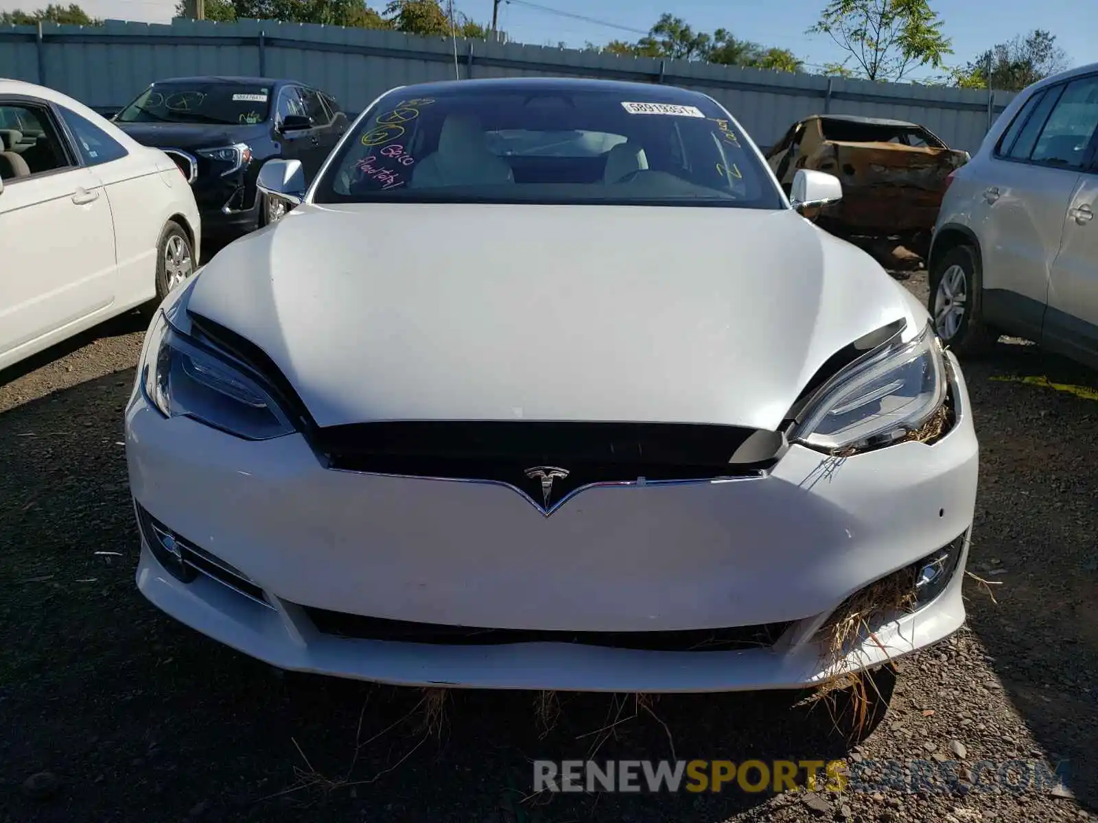 9 Photograph of a damaged car 5YJSA1E24LF356737 TESLA MODEL S 2020