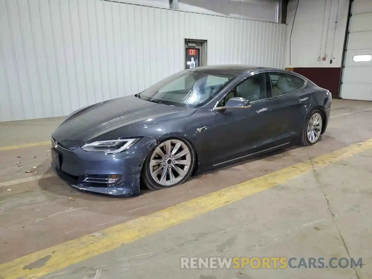 1 Photograph of a damaged car 5YJSA1E25LF360702 TESLA MODEL S 2020