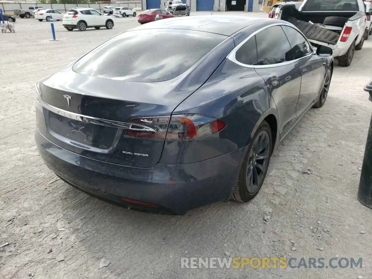 4 Photograph of a damaged car 5YJSA1E26LF363088 TESLA MODEL S 2020