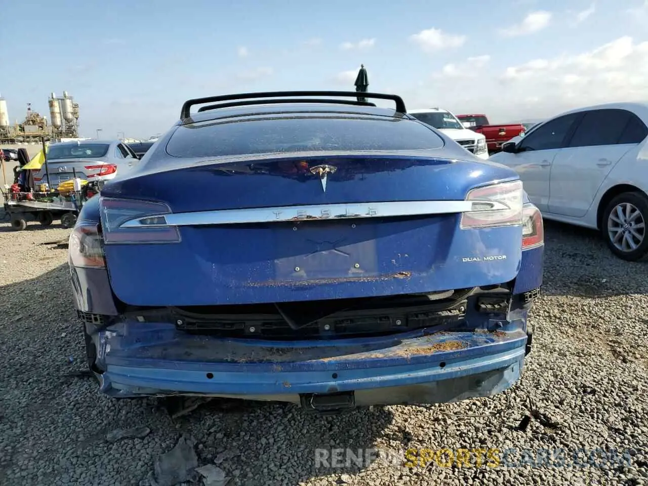 6 Photograph of a damaged car 5YJSA1E27LF361351 TESLA MODEL S 2020