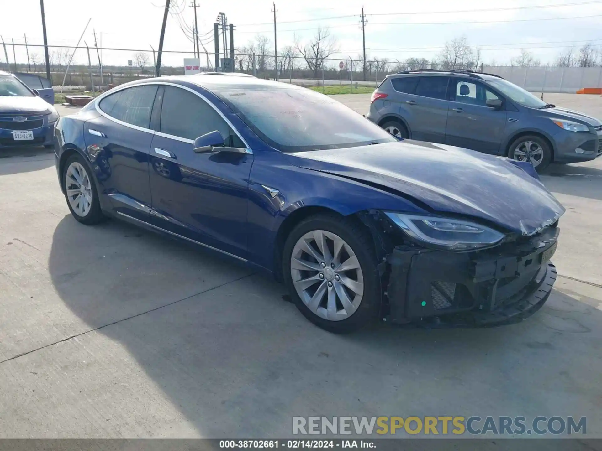 1 Photograph of a damaged car 5YJSA1E27LF366694 TESLA MODEL S 2020