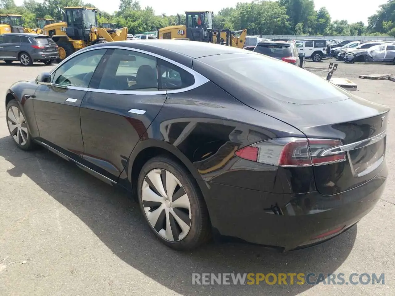 2 Photograph of a damaged car 5YJSA1E28LF412484 TESLA MODEL S 2020