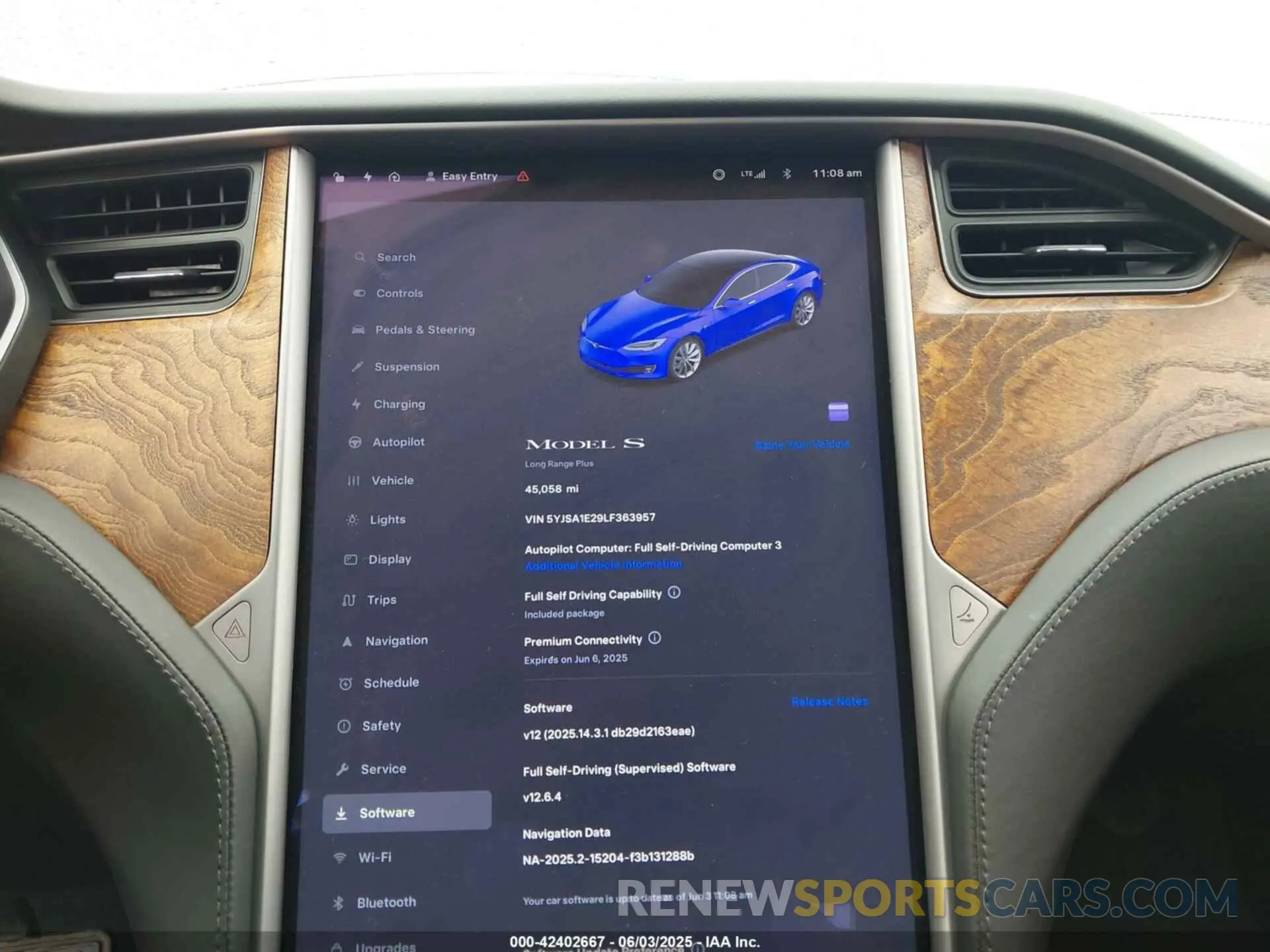 7 Photograph of a damaged car 5YJSA1E29LF363957 TESLA MODEL S 2020