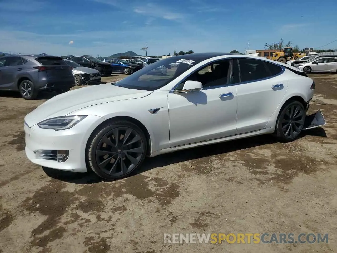 1 Photograph of a damaged car 5YJSA1E29LF365241 TESLA MODEL S 2020