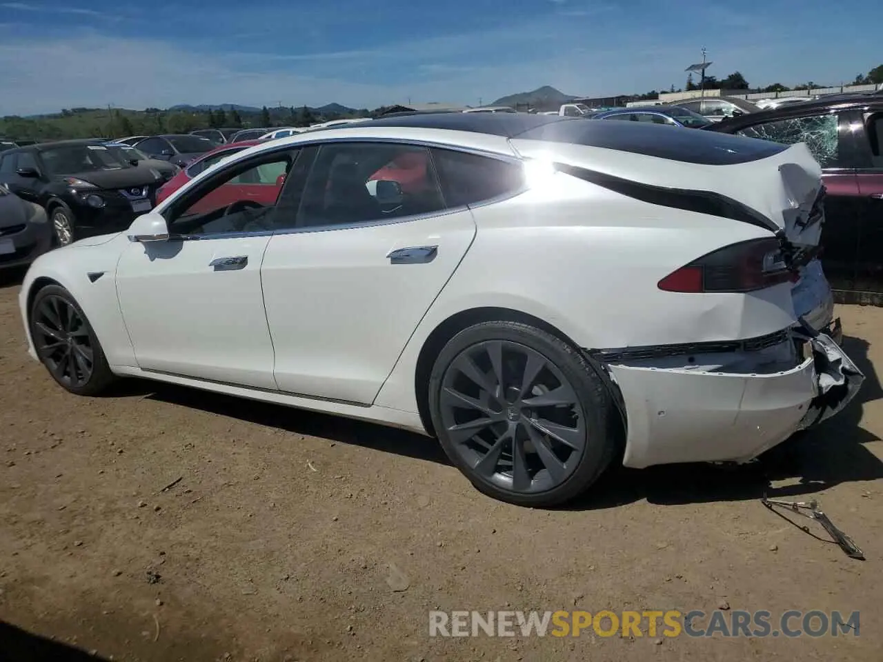 2 Photograph of a damaged car 5YJSA1E29LF365241 TESLA MODEL S 2020