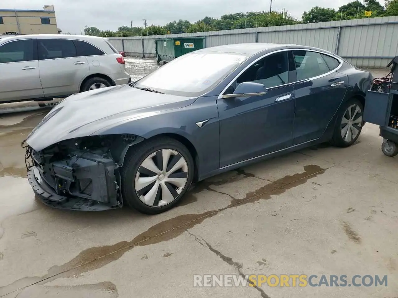1 Photograph of a damaged car 5YJSA1E29LF385201 TESLA MODEL S 2020
