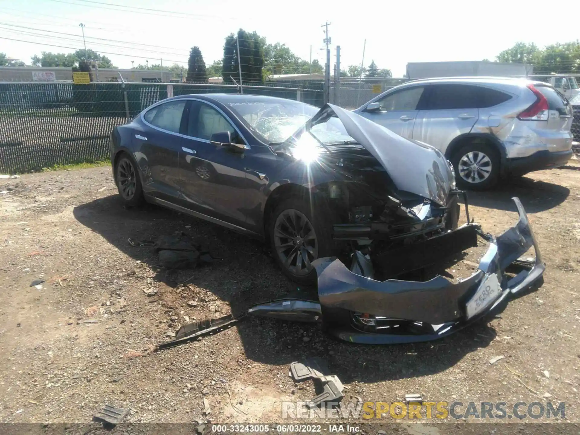 1 Photograph of a damaged car 5YJSA1E29LF392293 TESLA MODEL S 2020