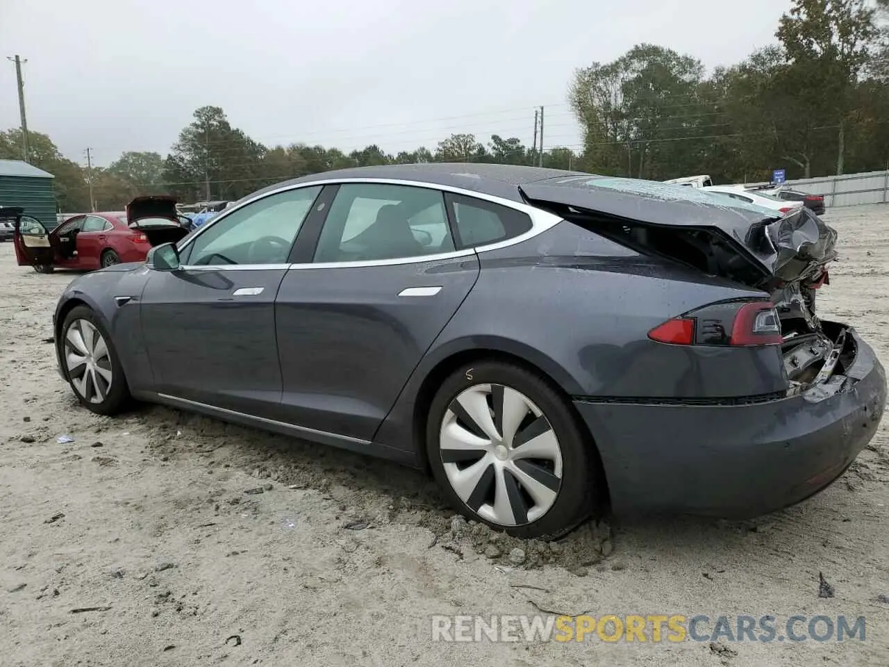 2 Photograph of a damaged car 5YJSA1E29LF412901 TESLA MODEL S 2020