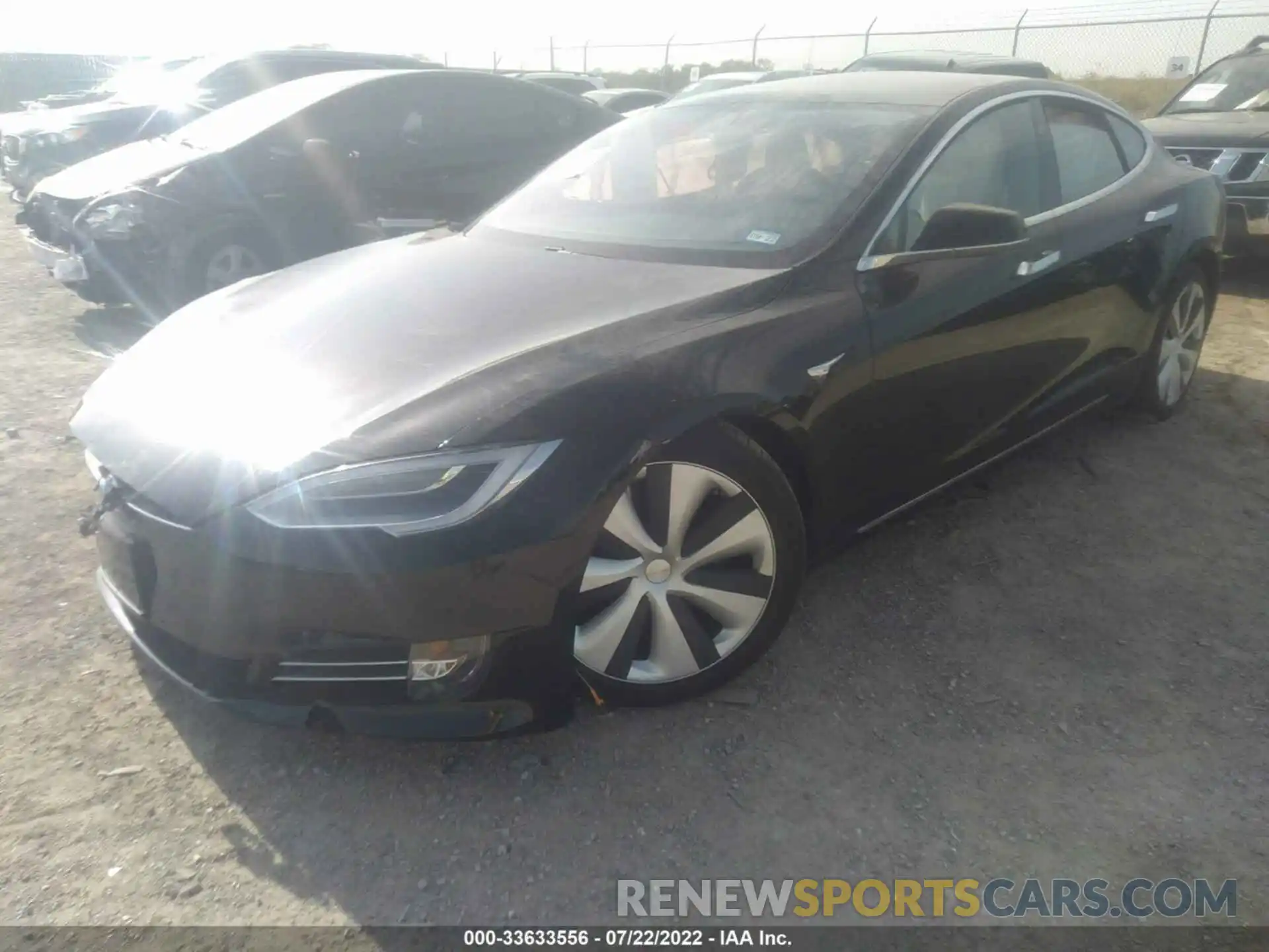 2 Photograph of a damaged car 5YJSA1E2XLF409313 TESLA MODEL S 2020