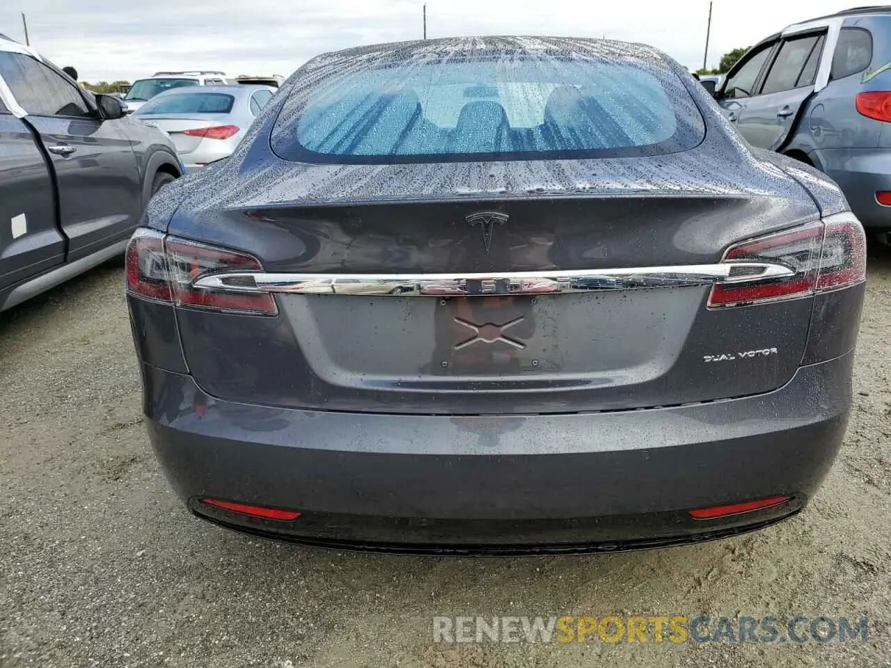 6 Photograph of a damaged car 5YJSA1E2XLF413121 TESLA MODEL S 2020