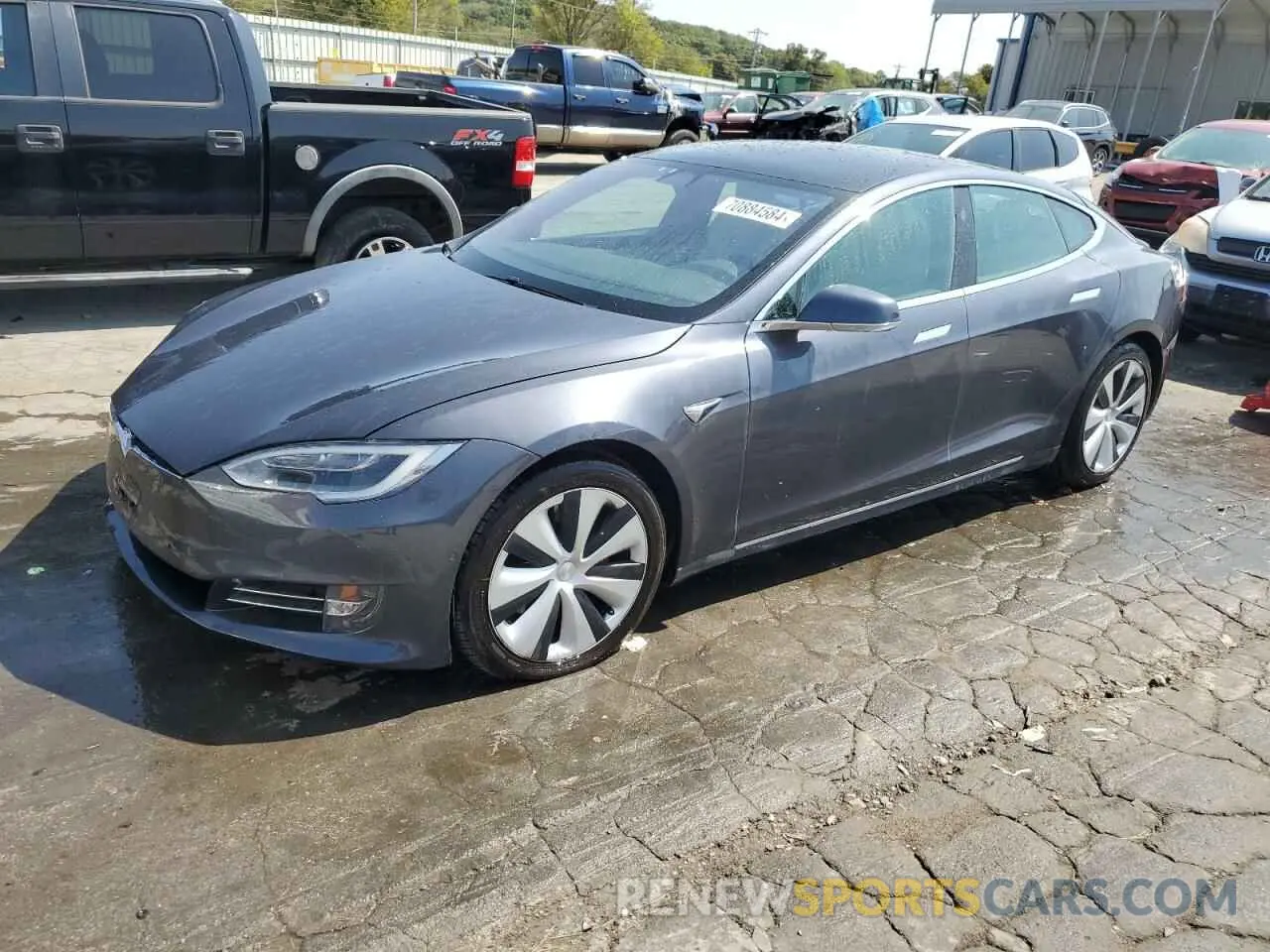 1 Photograph of a damaged car 5YJSA1E40LF390594 TESLA MODEL S 2020