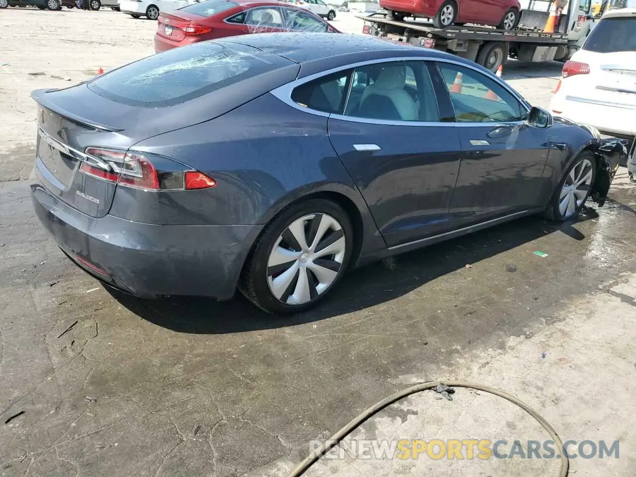 3 Photograph of a damaged car 5YJSA1E40LF390594 TESLA MODEL S 2020