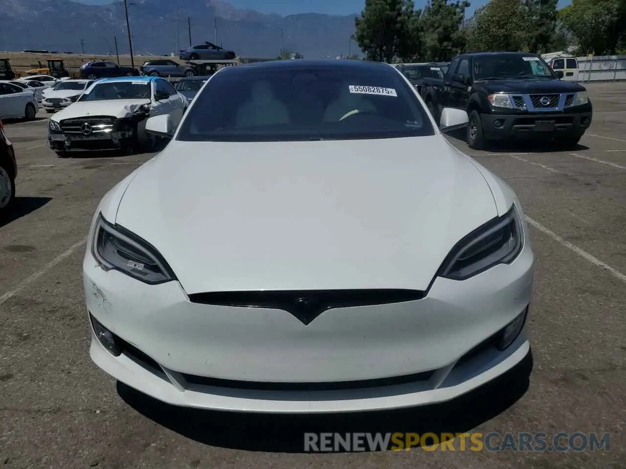 5 Photograph of a damaged car 5YJSA1E42LF401157 TESLA MODEL S 2020